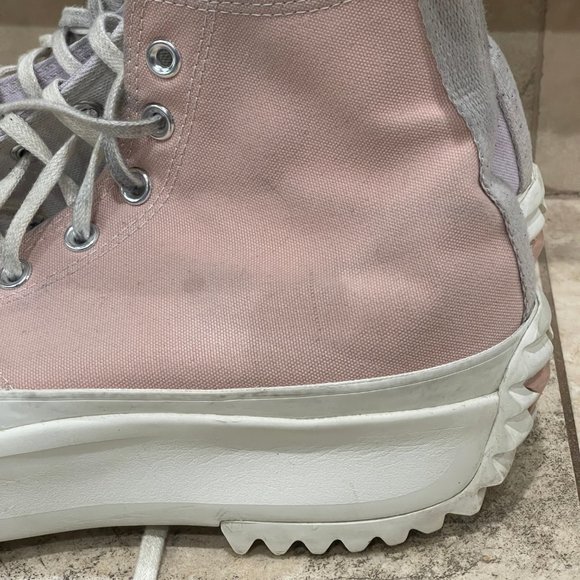 Converse Run Star Hike High Top Platform Shoes Sneakers Pink Purple, Mens 11.5 - Picture 11 of 15